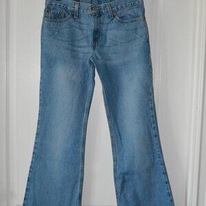 Vintage Levi's 514 Super Low Flared Leg Women's sz 7M Jr. Made in USA